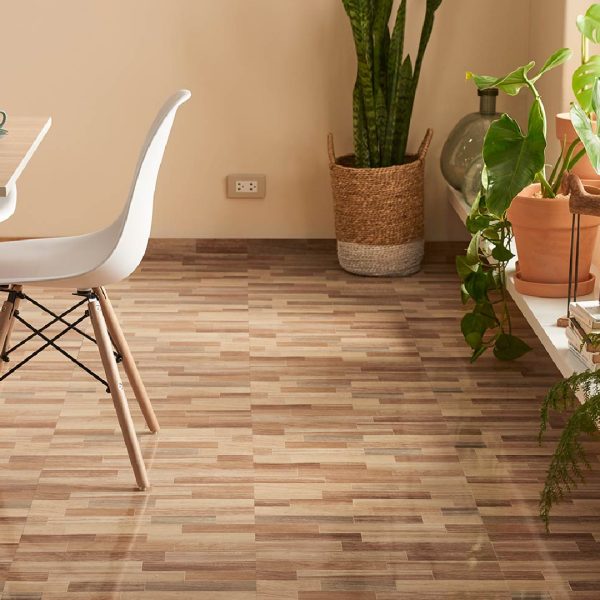 PISO CELIMA MADERA DALLAS PLUS BEIGE BR 45X45 - Imagen 2